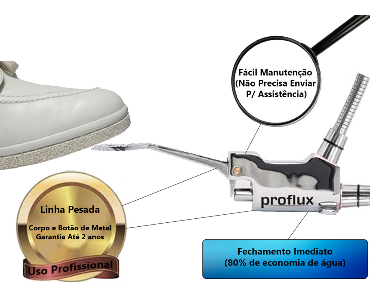 Acionador de Pedal Mecânico de Torneira Proflux em Metal Pedalmec Proflux 51.101