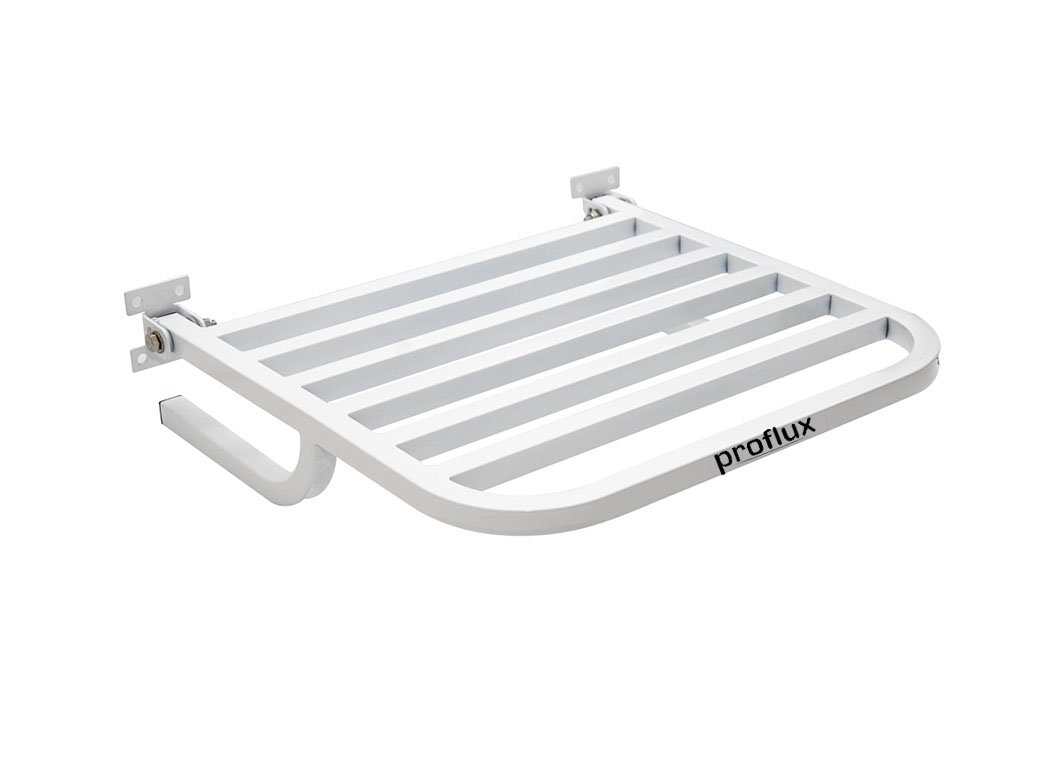 Banco Articulado para Banho em Inox 45x45 cm NBR 9050 Proflux 51.473